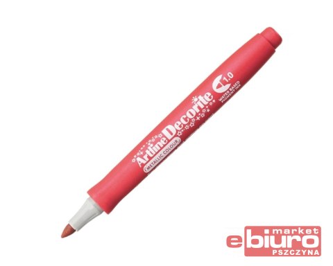 MARKER DECORITE1MM METALLIC RED TOMA