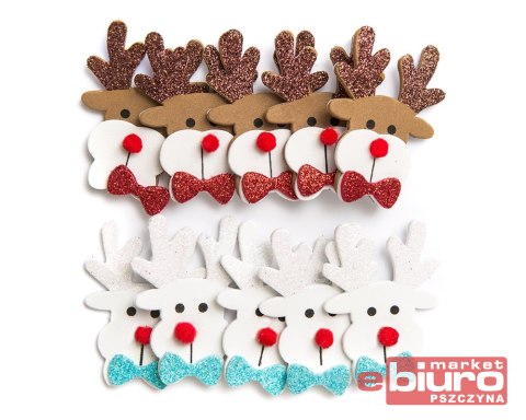 NAKLEJKI Z PIANKI PVX24 RENIFERY BREWIS
