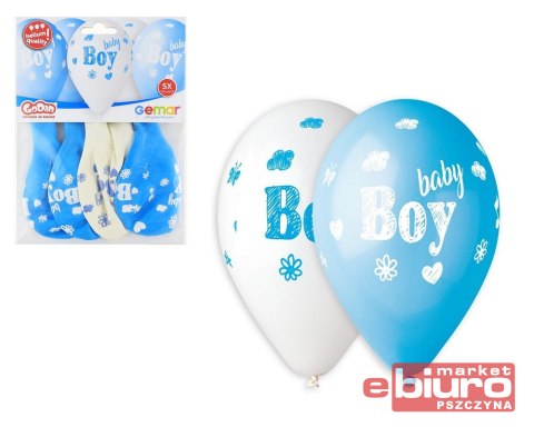 BALONY PREMIUM HEL BABY BOY 13CALI/5SZT