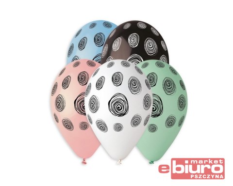 BALONY PREMIUM HEL SPIRALNE GROSZKI 13CALI/5SZT