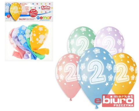 BALONY PREMIUM HEL Z NADRUKIEM 2, 13CALI/5SZT