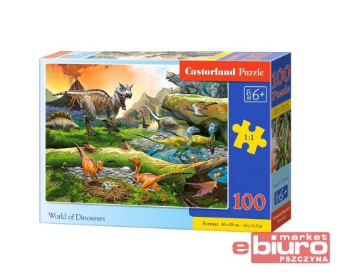 PUZZLE 100 B-111084 WORD OF DINOSAURS CASTOR