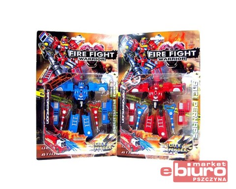 ROBOT SKŁADANY STRAŻ POŻARNA 14CM HF329-4AB 2279