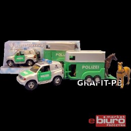 AUTO JEEP POLICJA Z PRZYCZEPĄ CT558 HXCL002 HIPO