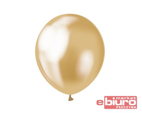 BALONY BEAUTY&CHARM PLATYNOWE ZŁOTE 12" 7 SZT