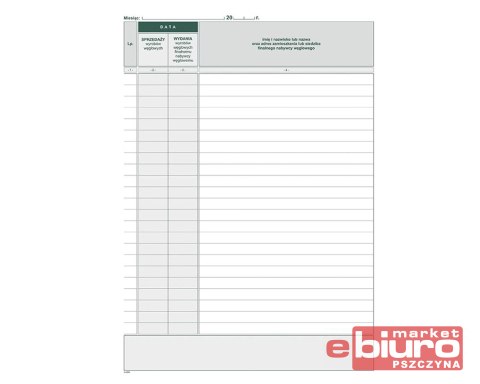 EWIDENCJA SPRZEDAŻY ZWOLNIONYCH Z AKCYZY WĘGLA