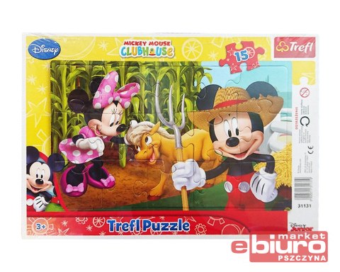 PUZZLE 15 RAMKOWE NA WSI DISNEY 31131 TREFL