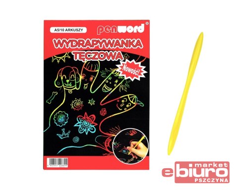 WYDRAPYWANKA TĘCZOWA A5 a'10