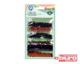 ZESTAW DO DEKORACJI CZARNA PERŁA ASTRA