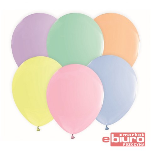 BALONY BEAUTY&CHARM MAKARONOWE MIX 12" 10 SZT