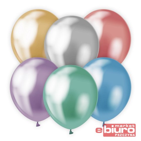 BALONY BEAUTY&CHARM PLATYNOWE MIX 12" 7 SZT GODAN