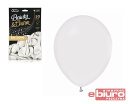 BALONY BEAUTY&CHARM PASTEL BIAŁE 12