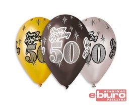 BALONY PREMIUM HAPPY BIRTHDAY 50 METAL 12