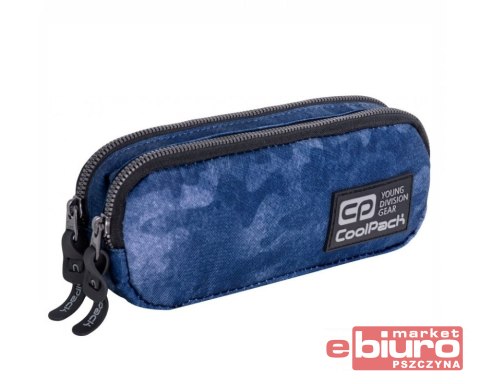 COOLPACK CLIO SASZETKA PODWÓJNA FOGGY BLUE