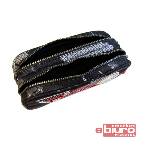 COOLPACK DUKE SASZETKA PODWÓJNA BLACK