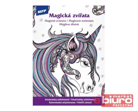 KOLOROWANKA ANTYSTRESOWA MAGICZNE ZWIERZĘTA