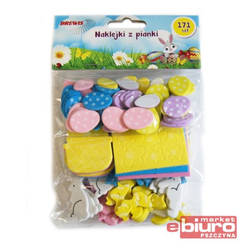 NAKLEJKI Z PIANKI PVE 10 WIELKANOC