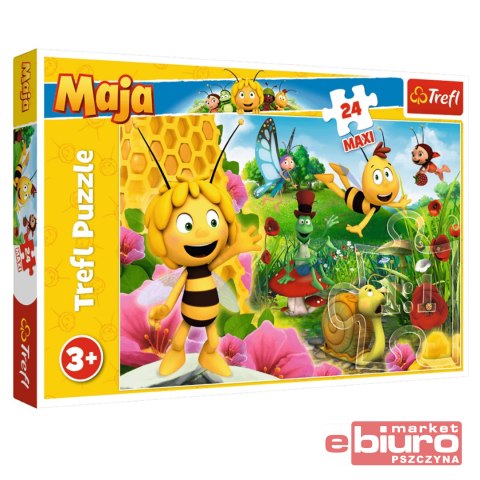 PUZZLE 24 MAXI W ŚWIECIE PSZCZÓŁKI MAI 14297 TREFL