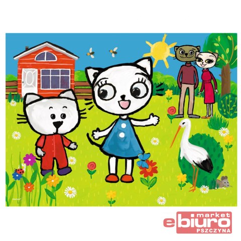 PUZZLE 30 PRZYGODY KICI KOCI 18264 TREFL