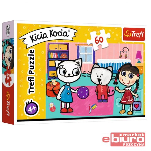 PUZZLE 60 KICIA KOCIA Z PRZYJACIÓŁMI 17343 TREFL