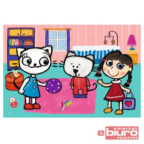 PUZZLE 60 KICIA KOCIA Z PRZYJACIÓŁMI 17343 TREFL
