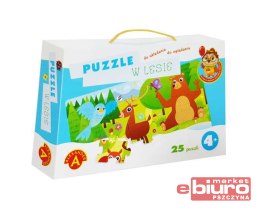 PUZZLE W LESIE SÓWKA MĄDRA GŁÓWKA ALEXANDER