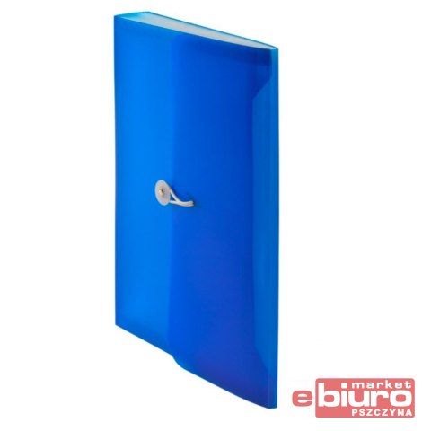 TECZKA HAR. A4 PP Z GUMKĄ NIEBIESKA BT622-N