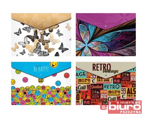 TECZKA KOPERTOWA NA ZATRZASK A5 PP MIX 4