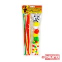 ZESTAW DRUTY POMPONY OCZY EST FLUO 3604 KTW