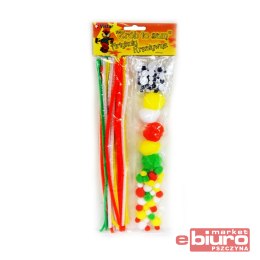 ZESTAW DRUTY POMPONY OCZY EST FLUO 3604 KTW