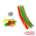 ZESTAW DRUTY POMPONY OCZY EST FLUO 3604 KTW