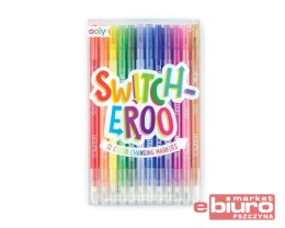 ZMIENIAJĄCE KOLOR FLAMASTRY SWITCH EROO 12 SZT