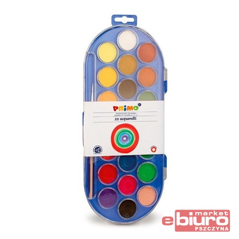 FARBY AKWARELOWE 22 KOLORÓW 30MM 114A22SG MILAN