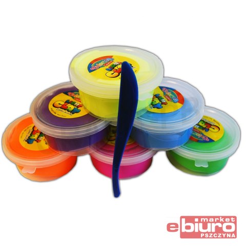 KIDS CREATIVE LEKKA PIANKA NEON 6 KOLORÓW COLORINO