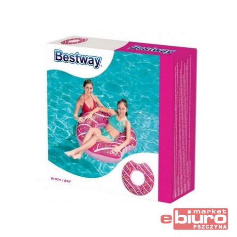 KÓŁKO NADMUCHIWANE 36118 BESTWAY DONUT BRĄZOWY