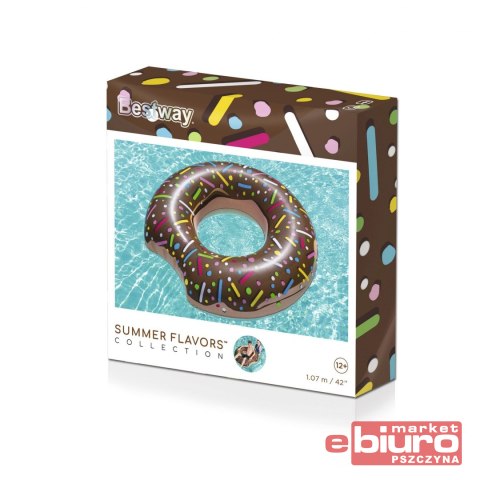 KÓŁKO NADMUCHIWANE 36118 BESTWAY DONUT BRĄZOWY