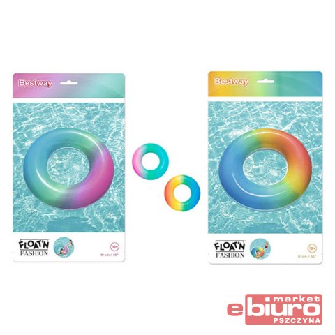 KÓLKO NADMUCHIWANE 91CM 36126 BESTWAY TĘCZA POMAR.