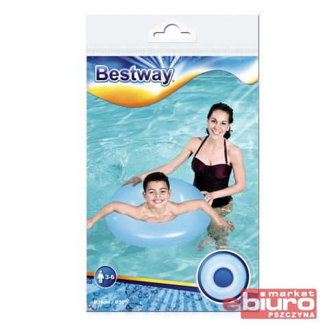 KOŁO DO PŁYWANIA NEON NIEBIESKI 76CM 36024 BESTWAY