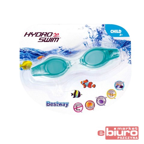 OKULARKI DO PŁYWANIA 21062 BESTWAY TURKUSOWE