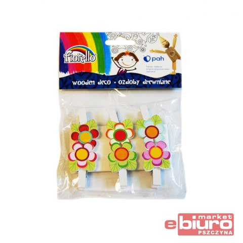 OZDOBY DREW. FIORELLO SPINACZ KWIATEK A'6 GR-WD723