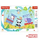 PUZZLE 15 RAMKOWE WESOŁY POCIĄG FISHER PRICE 31195