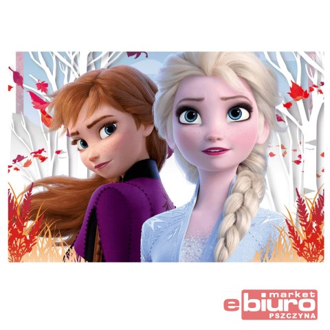 PUZZLE 60 ZACZAROWAN ŚWIAT ANNY I ELSY 1733 TREFL