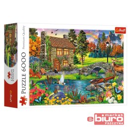 PUZZLE 6000 CHATKA W GÓRACH 65006 TREFL