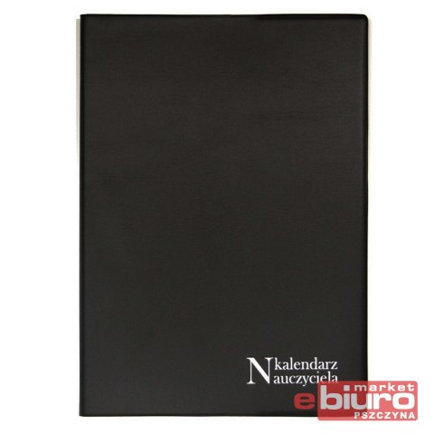 KALENDARZ NAUCZYCIELA A5 TYG PCV CZARNY