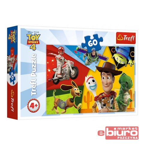 PUZZLE 60 STWORZENI DO ZABAWY/TOY STOR 17325 TREFL