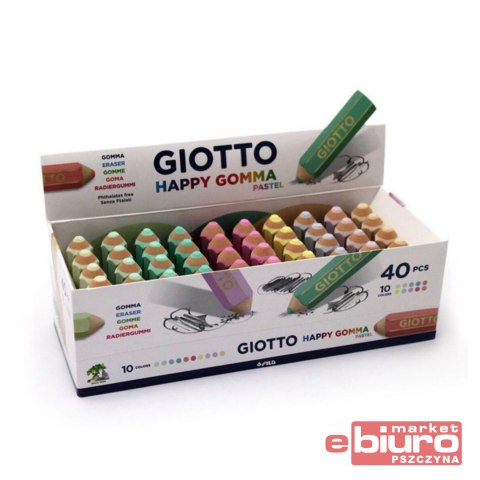 GUMKA OŁÓWEK HAPPY PASTEL