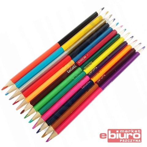 KREDKI TETISKI TRÓJKĄTNE DWUSTRONNE 12 SZT KT005