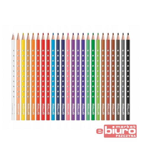 KREDKI TRÓJKĄTNE 24 SILVERINO