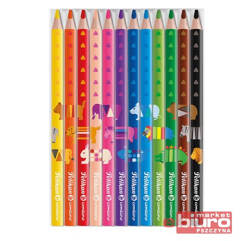 KREDKI TRÓJKĄTNE GRUBE COMBINO