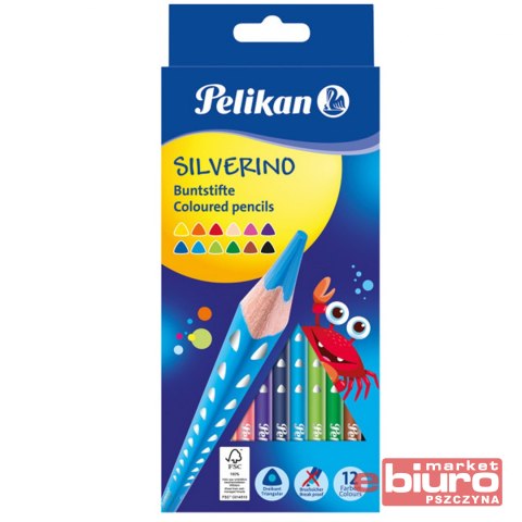 KREDKI TRÓJKĄTNE SILVERINO